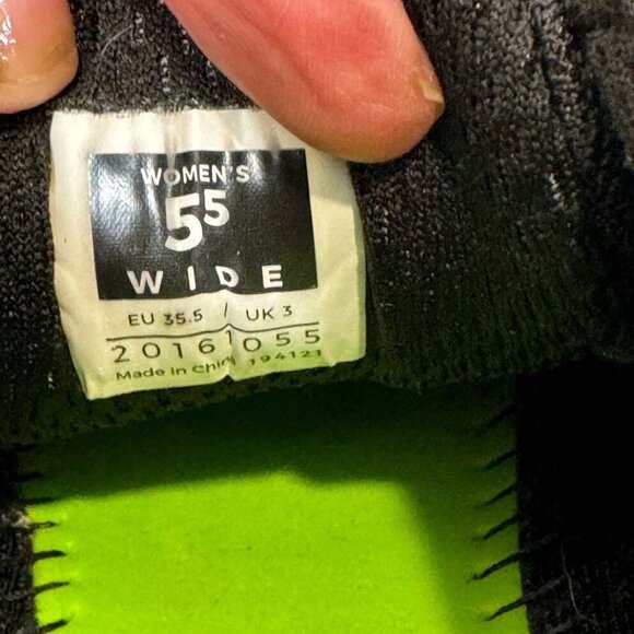 Kuru Quantum Black Logo Leather Lace Up Athletic Shoes Sneakers Womens Size 5.5 - Picture 9 of 11